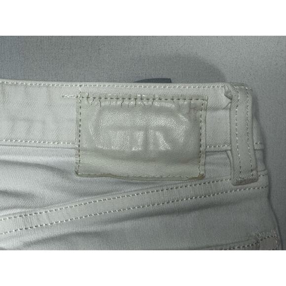 R13 Women's Kick Boot Fit Garret White Denim Jeans - Size 26 (25x25) - Picture 3 of 6